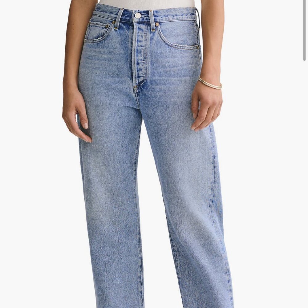 AGOLDE 90s High Waist Loose Fit Jeans (Snapshot)